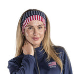Load image into Gallery viewer, Made in USA Stars and Stripes Knit Headband
