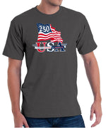 Load image into Gallery viewer, Waving Flag Made in USA - 250th Anniversary - T-Shirt
