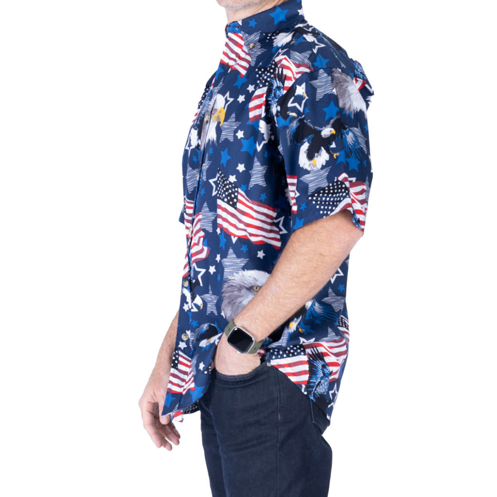 Men's Freedom Flight Button Up