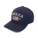 Load image into Gallery viewer, Made in the USA Structured Cotton Twill America 1776 Cap
