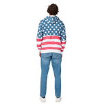 Load image into Gallery viewer, Unisex Patriotic Stars Hoodie- Full Zip
