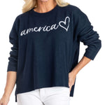 Load image into Gallery viewer, Women&#39;s Town Pride Made in USA Everyday America Sweater

