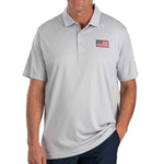 Load image into Gallery viewer, Men&#39;s Puma Golf Performance American Flag Polo Gray
