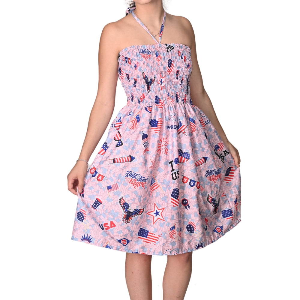 Women's One Size Patriotic USA Eagle Dress Women's One Size Patriotic USA Eagle Dress