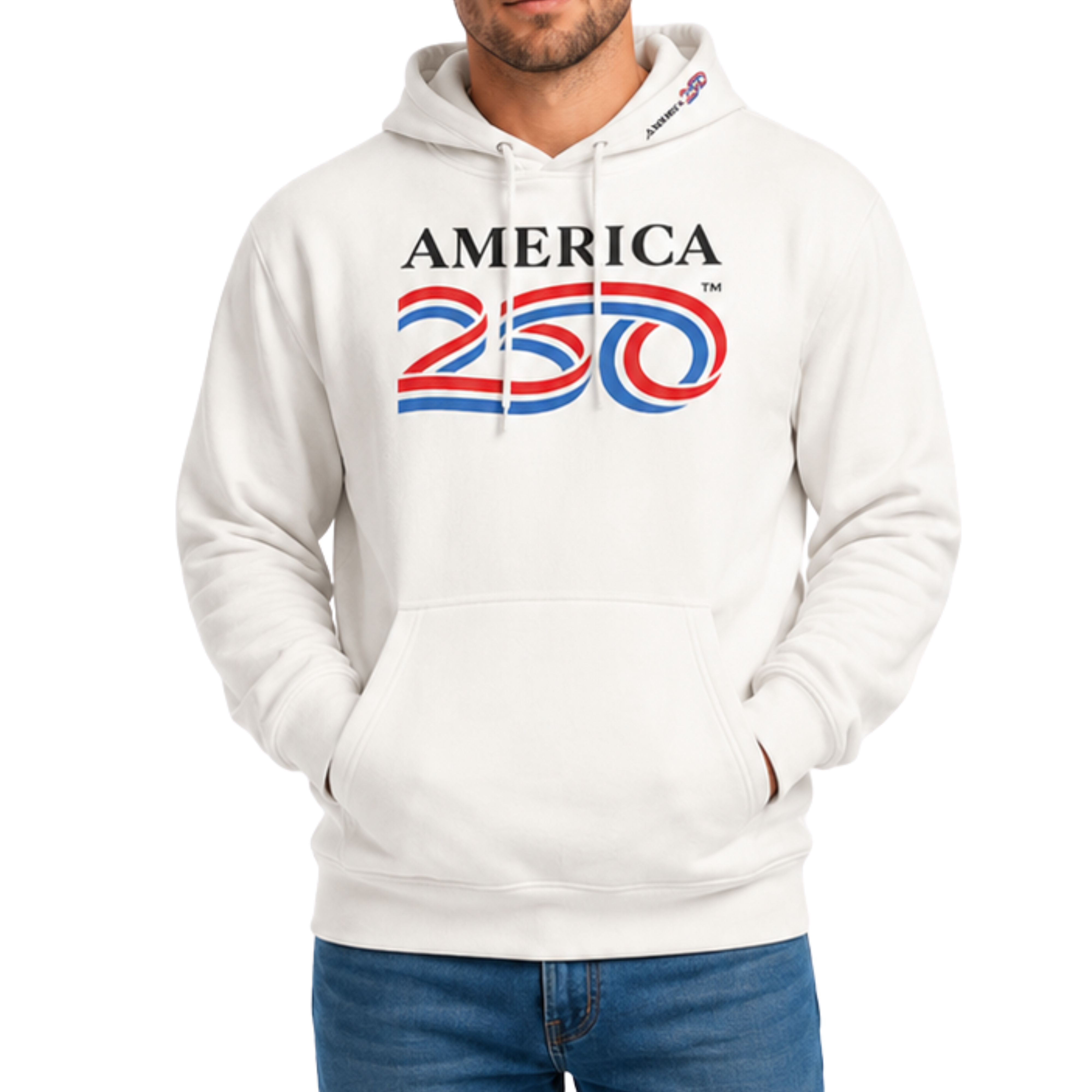 America250™ Logo Hoodie | Patriotic Hooded Sweatshirt – America's 250t
