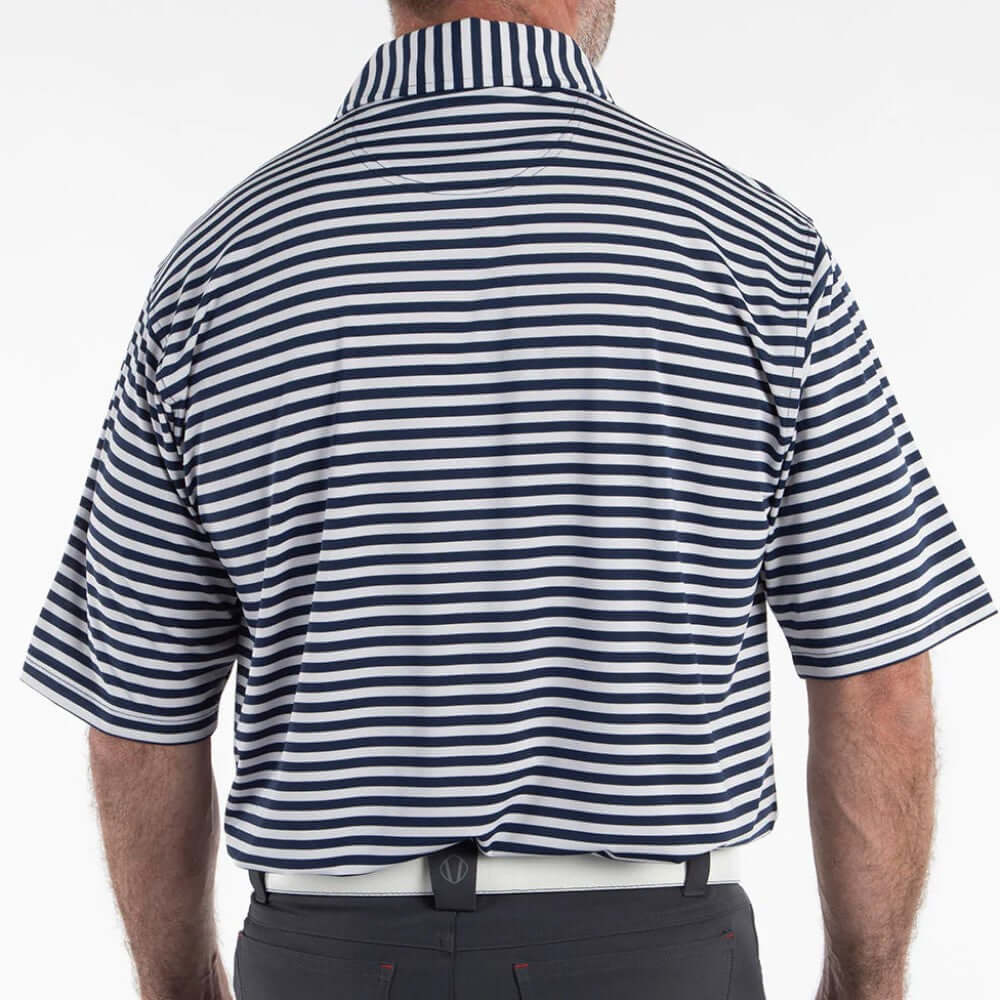 Men's Bobby Jones Performance Feed Stripe Polo Men's Bobby Jones Performance Feed Stripe Polo