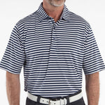 Load image into Gallery viewer, Men&#39;s Bobby Jones Performance Feed Stripe Polo
