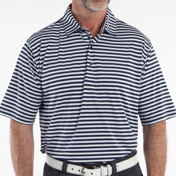 bobby jones dress shirts Men's Bobby Jones Performance Feed Stripe Polo