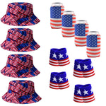 Load image into Gallery viewer, Stars and Stripes Party Pack for 4
