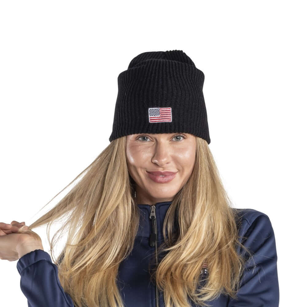 Made in USA Slouch Flag Beanie