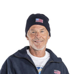 Load image into Gallery viewer, Made in USA Embroidered Flag Beanie
