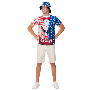 Men's American Flag Tuxedo T-Shirt