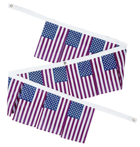 Annin Made in USA 12 Foot American Flag Garland