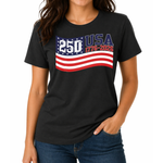 Load image into Gallery viewer, Stars &amp; Stripes America 250 Made in USA Women's Shirt | The Flag Shirt
