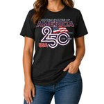 Load image into Gallery viewer, Winged Patriot America 250 Women's T-Shirt | 250th Anniversary | The Flag Shirt
