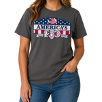 Load image into Gallery viewer, America's 250th Anniversary Made in USA Women's Shirt | The Flag Shirt
