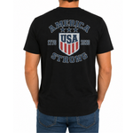 Load image into Gallery viewer, America Strong 250 USA Flag Men’s Patriotic Made in USA T-Shirt | The Flag Shirt
