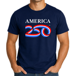 Load image into Gallery viewer, America250™ Logo T-Shirt | Patriotic USA Anniversary Shirt – White or Navy

