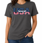 Load image into Gallery viewer, Founders' Scroll America 250 Made in USA Women's Shirt | The Flag Shirt
