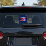 Load image into Gallery viewer, 250th Anniversary Die-Cut Vinyl Decal – White &amp; Blue
