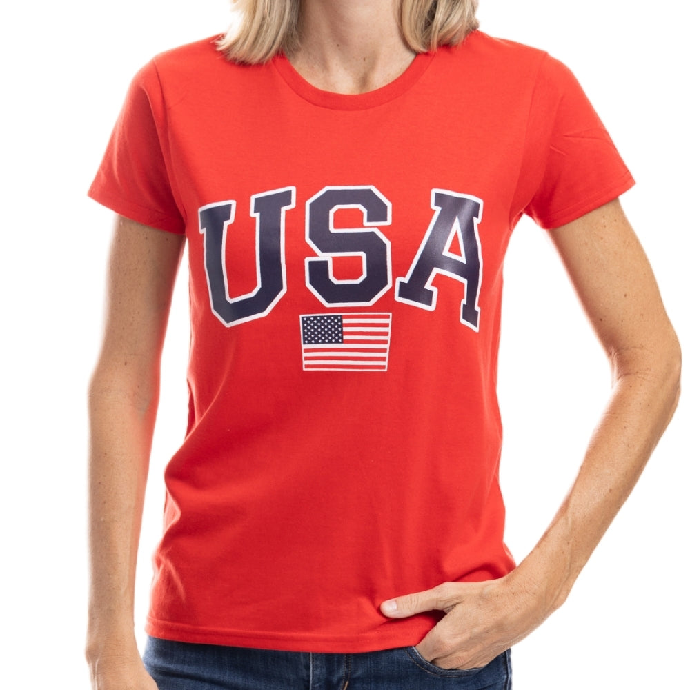 Women's USA Flag T-Shirt