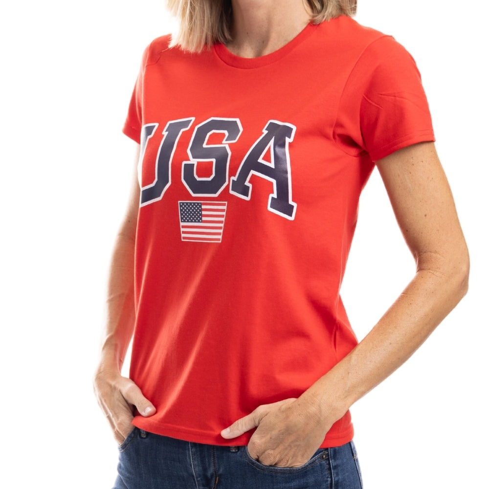 Women's USA Flag T-Shirt