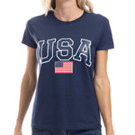 Load image into Gallery viewer, Women&#39;s USA Flag T-Shirt
