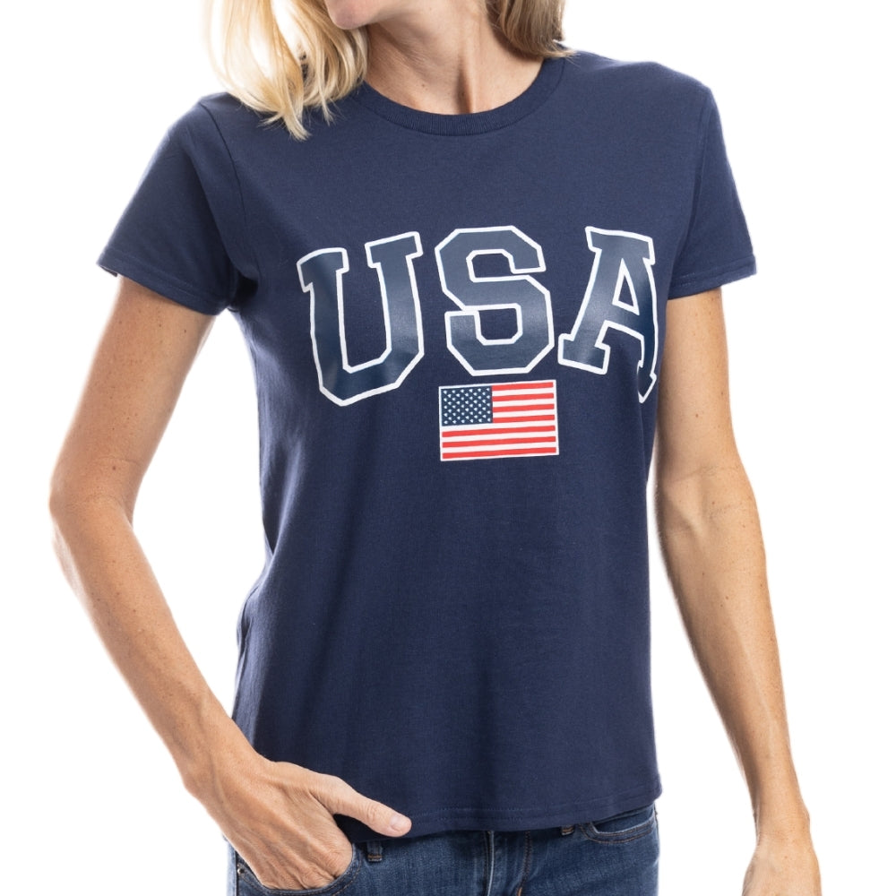 Women's USA Flag T-Shirt