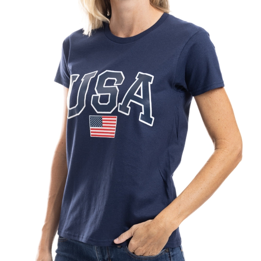 Women's USA Flag T-Shirt