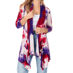 Load image into Gallery viewer, Women&#39;s Made in USA Starry Sharkbite Cardigan

