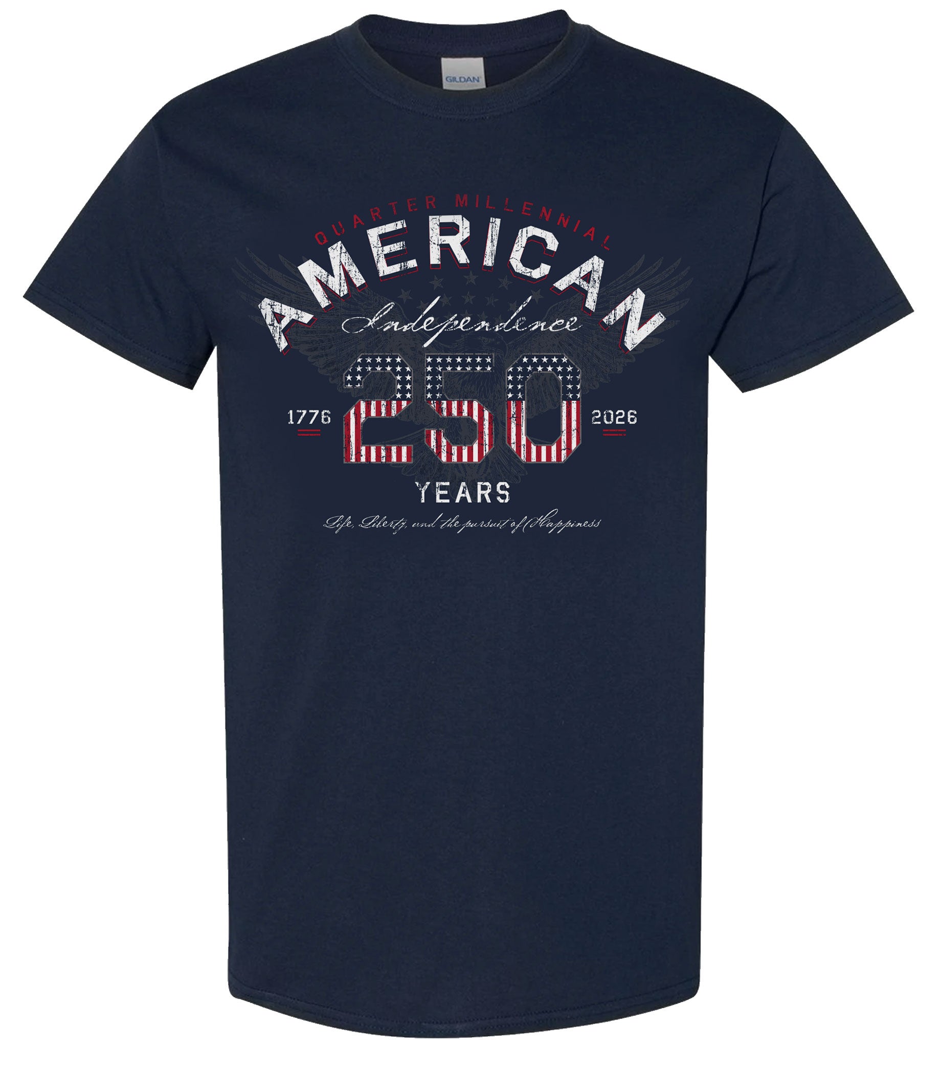 Quarter Millennial American Independence - 250th Anniversary - T-Shirt