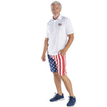 Load image into Gallery viewer, Men&#39;s Greg Norman Freedom Pique USA Polo

