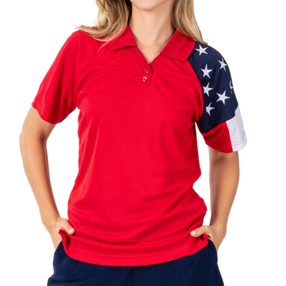 Women's Allegiance Freedom Tech Polo Shirt -3 Colors!