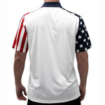 Load image into Gallery viewer, Men&#39;s Patriotic Performance Polo Bundle of 3 Shirts
