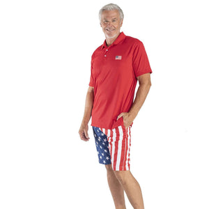 Men's American Flag Golf Shorts