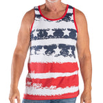 Load image into Gallery viewer, Men&#39;s American Flag Tank Top
