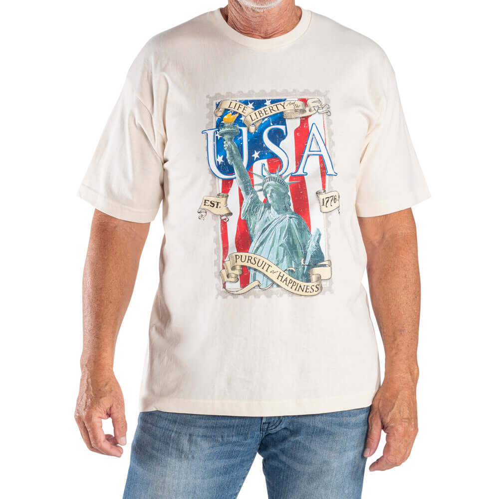 Liberty Stamp Made In USA Short Sleeve Tee
