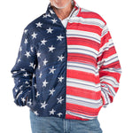 Load image into Gallery viewer, Unisex Patriotic Eagle Full Zip Windbreaker Jacket
