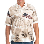 Load image into Gallery viewer, Men&#39;s Norman Flag Historic 100% Cotton Polo Shirt
