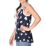 Load image into Gallery viewer, Women&#39;s Freedom Stripes Sleeveless Top
