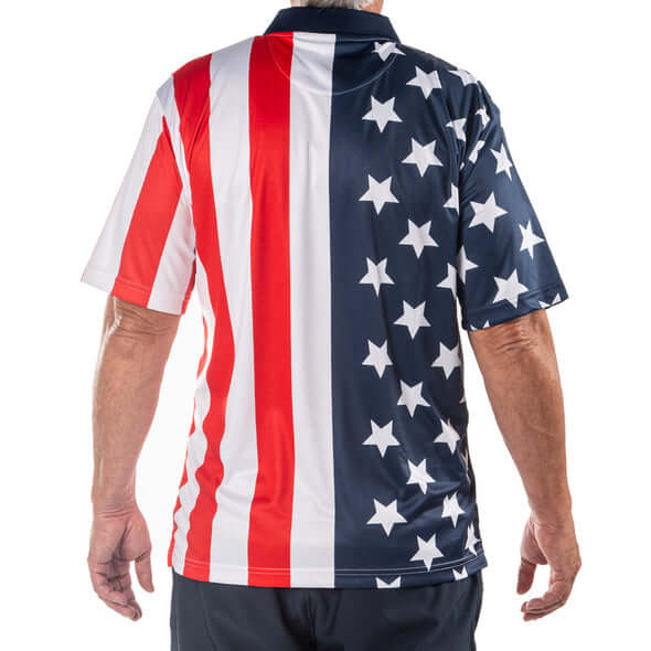 Men's Patriotic Performance Polo Bundle of 3 Shirts