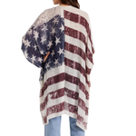 Load image into Gallery viewer, Stars &amp; Stripes Serenity Kimono
