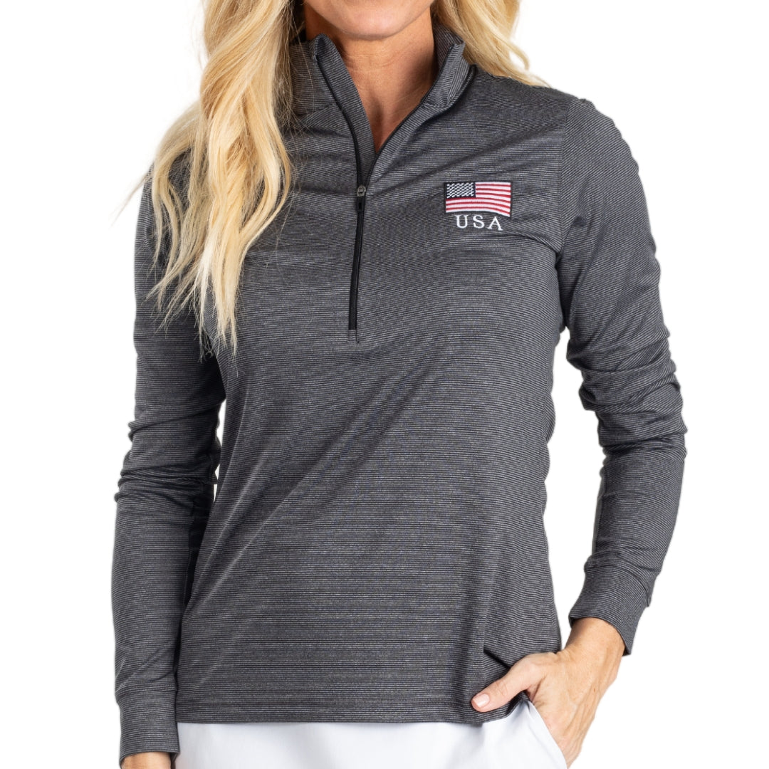 Women's Triumph 1/4 Zip Performance Golf Shirt
