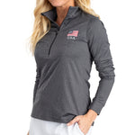 Load image into Gallery viewer, Women&#39;s Triumph 1/4 Zip Performance Golf Shirt
