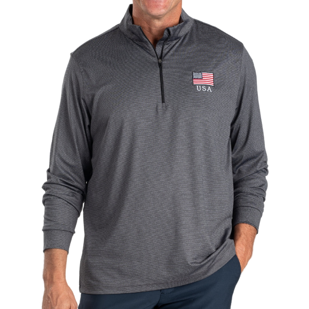 Men's Triumph 1/4 Zip Performance Golf Shirt