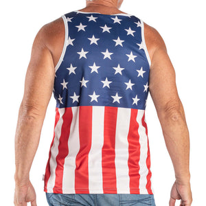 American Summer 100% cotton patriotic flag tank top – The Flag Shirt