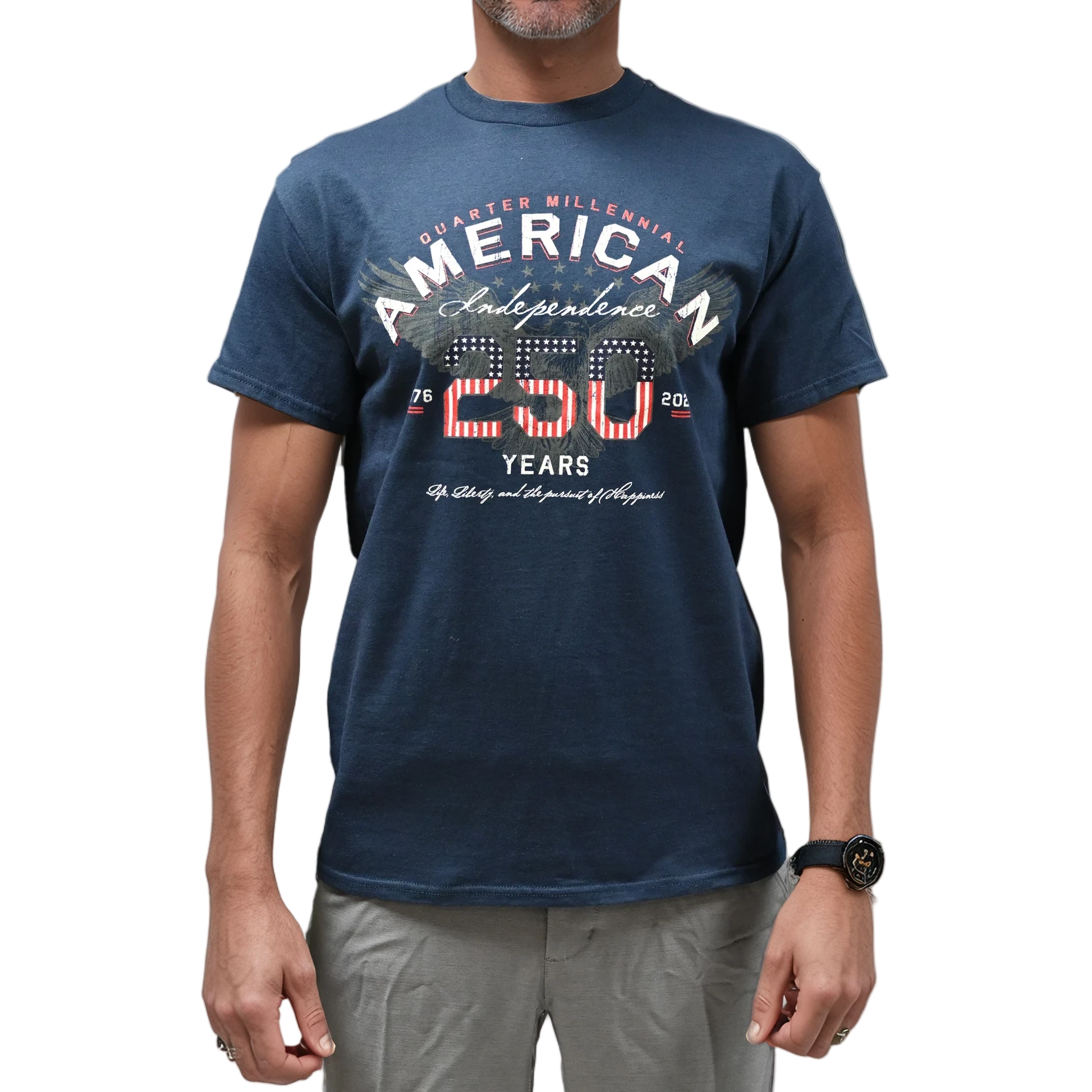 Quarter Millennial American Independence - 250th Anniversary - T-Shirt