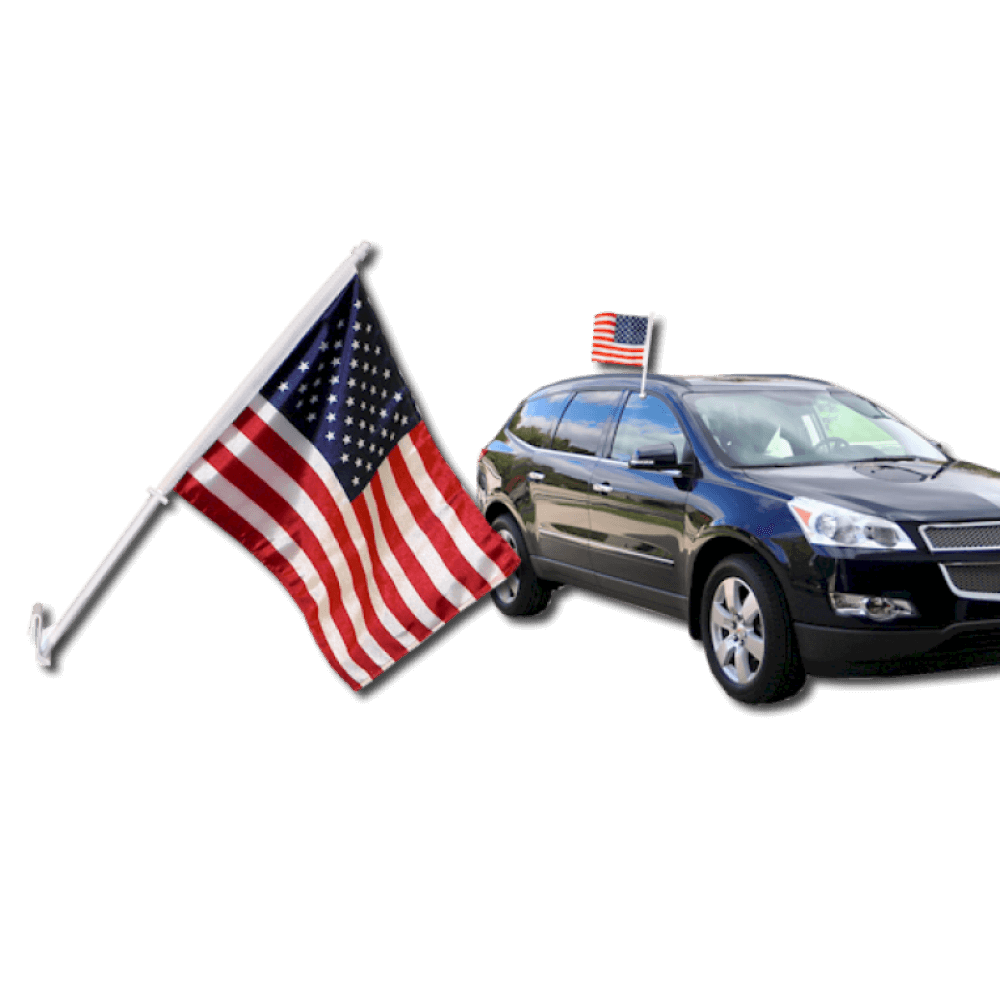Annin Made in USA American Flag for Cars and Trucks