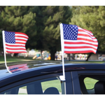 Load image into Gallery viewer, American Flag Car Flag Pack of 2
