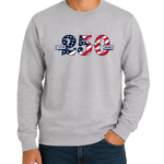 Load image into Gallery viewer, Dual Scroll America 250 Crewneck Sweatshirt | The Flag Shirt
